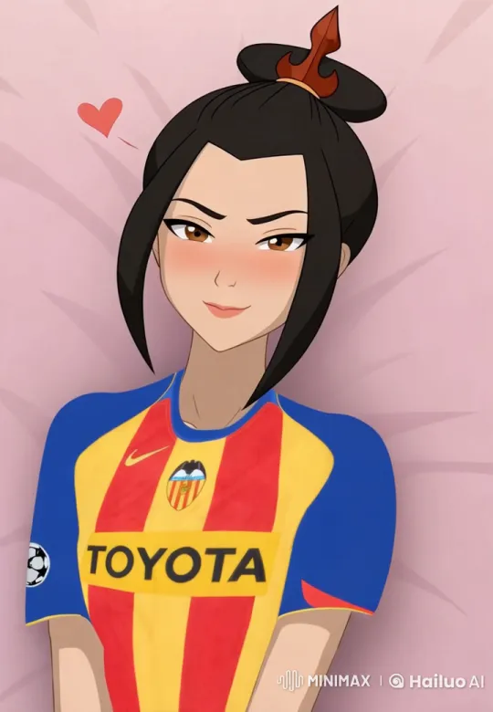 Animated Valencia CF Cheerleader on Pillow – AI Generated Video | Hailuo AI