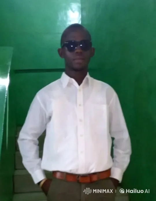 Confident Man in White Shirt on Staircase – AI Generated Video | Hailuo AI