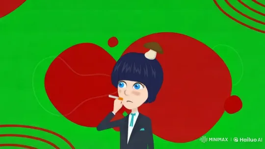Girl in Mushroom Hat Experiences Trippy, Drowning-like Dream – AI Generated Video | Hailuo AI