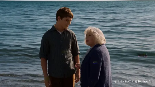 Young Man Initiates Interaction with Solitary Milfl on the Sea – AI Generated Video | Hailuo AI