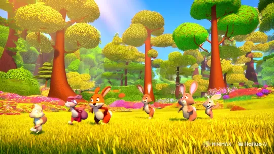 Joyful Forest: Mischievous Bear's Honey Trick – AI Generated Video | Hailuo AI