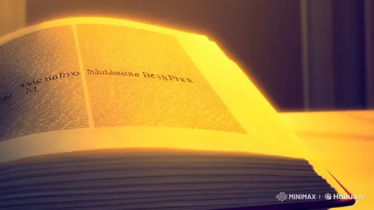 Elegant Pan Across Weathered Bible in Sacred Light – AI Generated Video | Hailuo AI