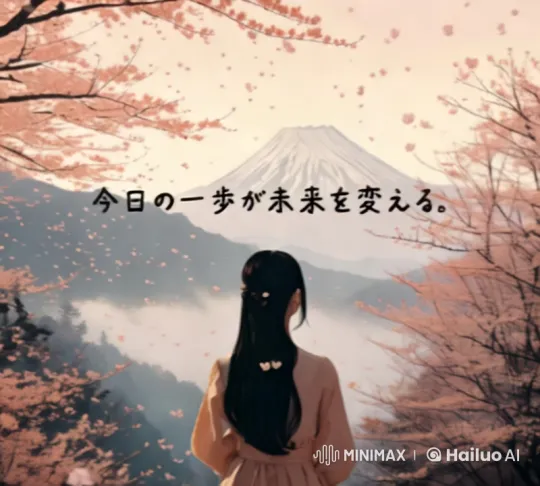 Aesthetic Cherry Blossom Scene Promoting Future Hope – AI Generated Video | Hailuo AI