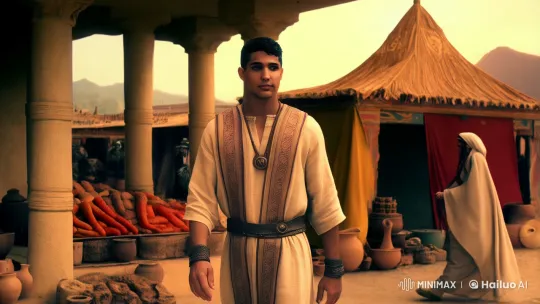 Ancient Persian Messenger Delivers Royal Message – AI Generated Video | Hailuo AI