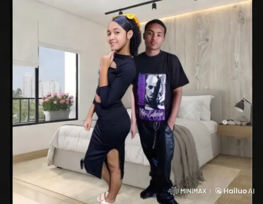 Modern Bedroom Intimacy: Minimalist Design and Romantic Moment – AI Generated Video | Hailuo AI