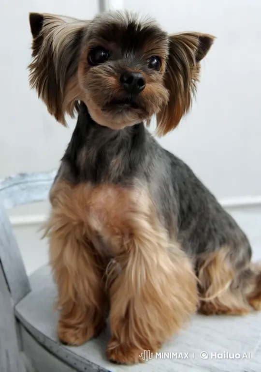 Cute Yorkie Tidies Up in Live2D Animation – AI Generated Video | Hailuo AI