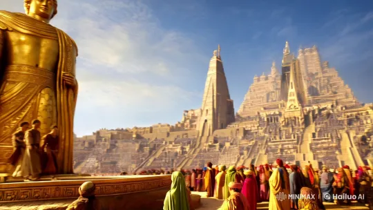 The Faithful Resist: Shadrach, Meshach, and Abednego in Babel – AI Generated Video | Hailuo AI