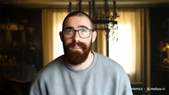 Man Ascends in Mystical Light, Leaving Earthly Realm – AI Generated Video | Hailuo AI