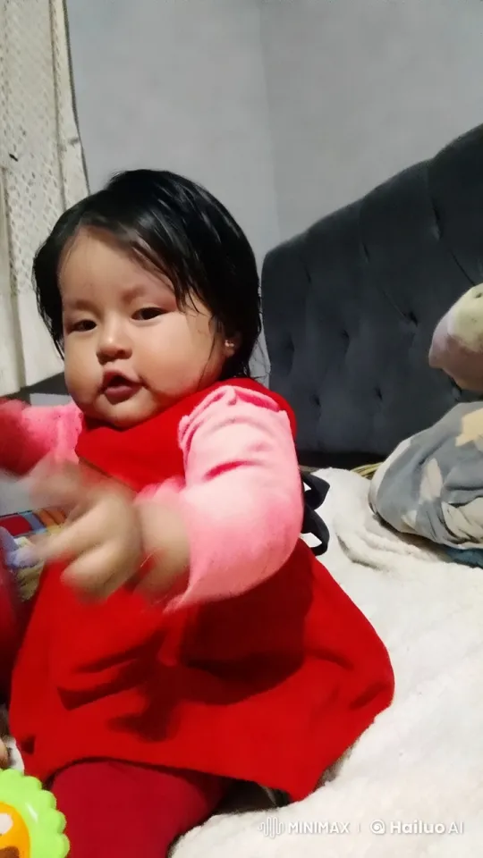 Energetic Child Performing Kung Fu Moves in Cozy Room – AI Generated Video | Hailuo AI