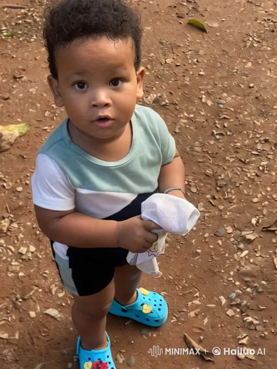 Child Dancing and Running on Dirt Path with Camera Tracking – AI Generated Video | Hailuo AI