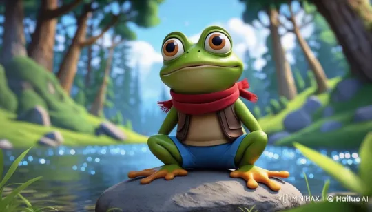 Enchanted Forest: Rano the Frog's Dreamy Reflection – AI Generated Video | Hailuo AI