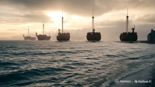 Viking Invasion: Dawn Attack on an English Village – AI Generated Video | Hailuo AI