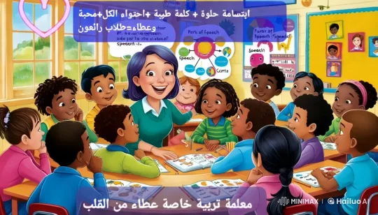 Enthusiastic Learning Atmosphere in Bright Classroom – AI Generated Video | Hailuo AI