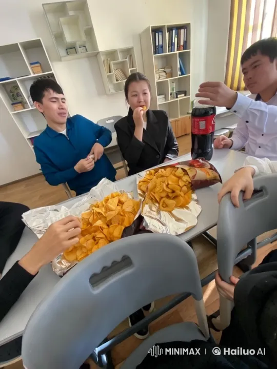 Snack Session with Friends in Cozy Room Setting – AI Generated Video | Hailuo AI