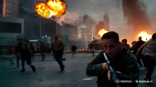 Chaos and Fear in Alien Invasion Night – AI Generated Video | Hailuo AI