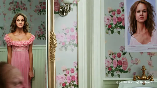 Old Man Transforms into Young Woman in Feminine Bathroom – AI Generated Video | Hailuo AI