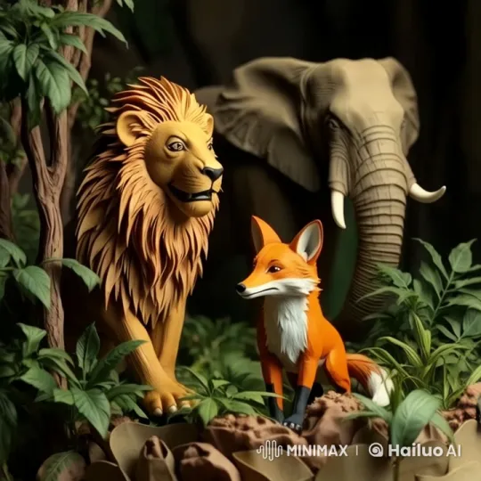 Jungle Majesty: Serene Wildlife in Lush Greenery – AI Generated Video | Hailuo AI