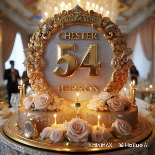 Luxurious Birthday Celebration for Chester Herron – AI Generated Video | Hailuo AI