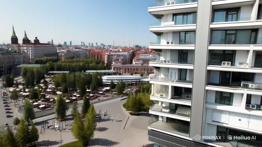 Moscow's Khammovniki District: Architectural Marvel Tour – AI Generated Video | Hailuo AI