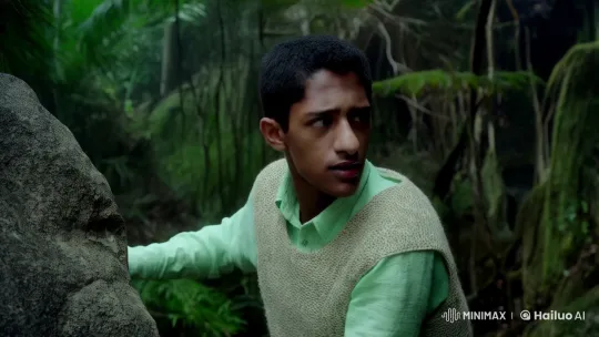 Young Man Navigates Threatening Jungle in Determined Escape – AI Generated Video | Hailuo AI