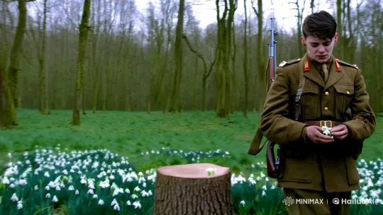 Soldier Finds Solace in Nature Amidst War's Turmoil – AI Generated Video | Hailuo AI