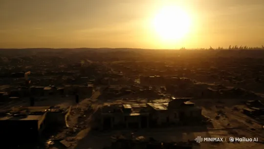 Dawn Breaks Over a Desolate Battlefield – AI Generated Video | Hailuo AI