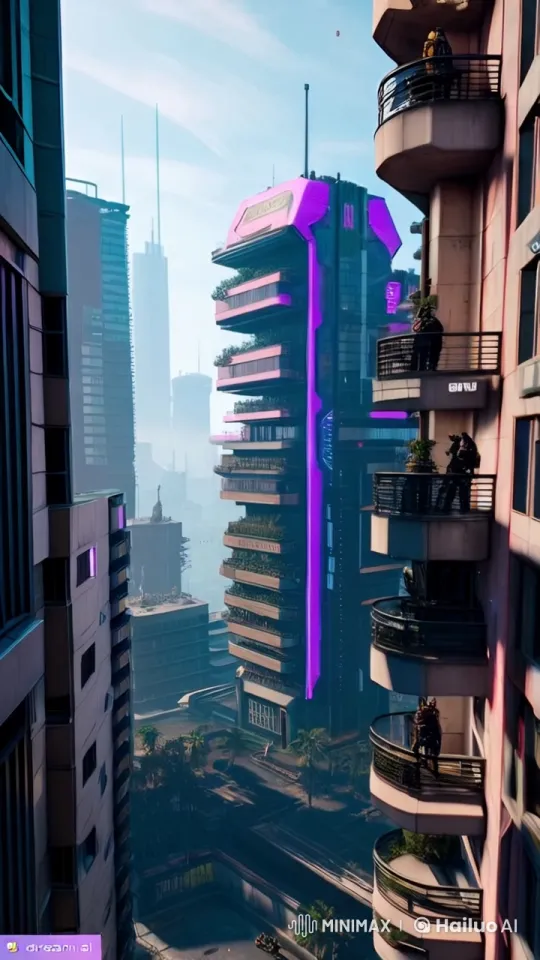 Cyberpunk 2077: Futuristic Combat on PS5's Unreal Engine 5 – AI Generated Video | Hailuo AI