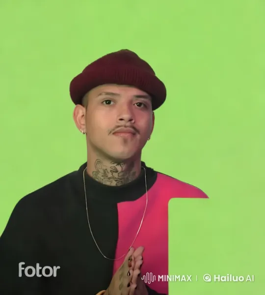 Apprehensive Man in Bold Colors at Coastal Horizon – AI Generated Video | Hailuo AI
