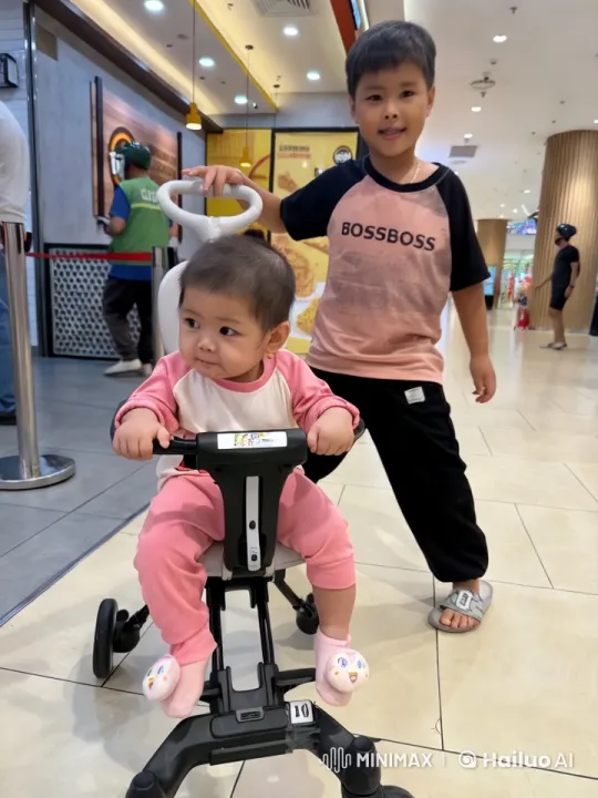 Children Practicing Kungfu in a Mall Setting – AI Generated Video | Hailuo AI