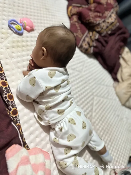 Baby's Joyful Dance on Quilted Blanket – AI Generated Video | Hailuo AI