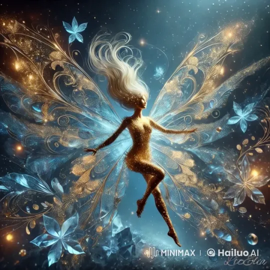 Fairy Enchants with Graceful Dance Amidst Floating Particles – AI Generated Video | Hailuo AI