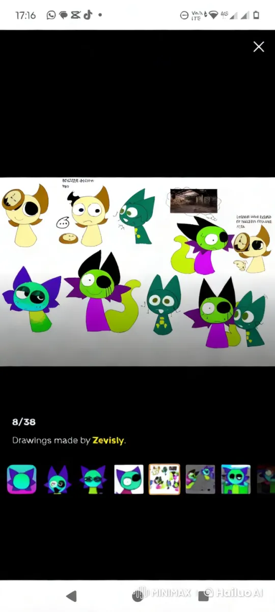 Zevisly's Cartoon Characters: Broker and Acid Interactions – AI Generated Video | Hailuo AI