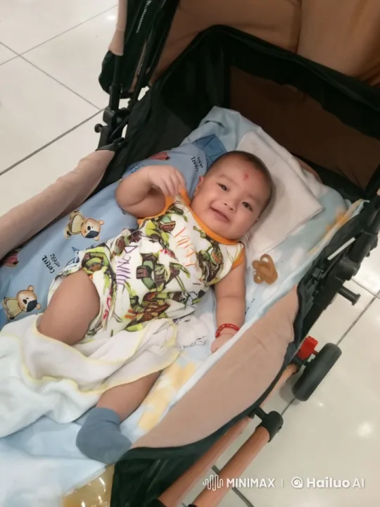 Baby Joyfully Jumps in Stroller - Live2D Animation – AI Generated Video | Hailuo AI