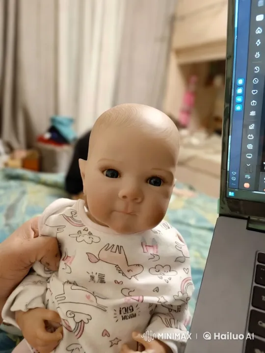 Cozy Room with Smiling Baby Doll – AI Generated Video | Hailuo AI
