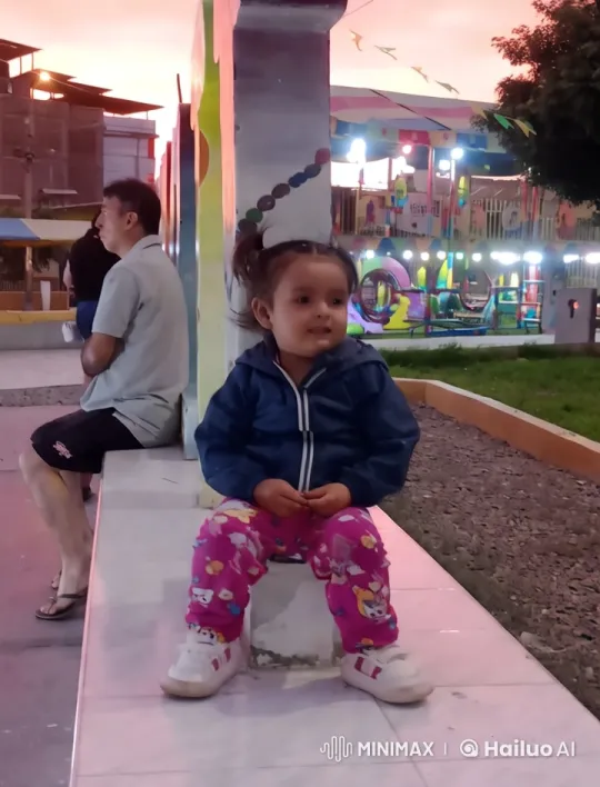 Child Dancing Joyfully on Playground at Sunset – AI Generated Video | Hailuo AI