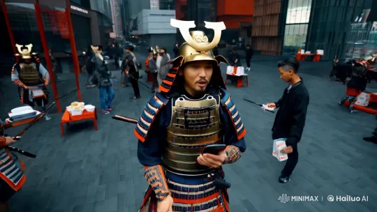 Nobunaga Oda Reincarnated: Historical Grandeur Meets Modern Times – AI Generated Video | Hailuo AI