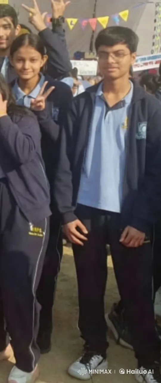 Students Embrace Peace Sign and Kiss in Festive Outdoor Setting – AI Generated Video | Hailuo AI