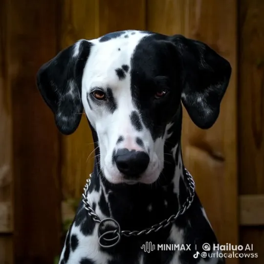 Dalmatian Dog Strums Guitar in Rustic Setting – AI Generated Video | Hailuo AI