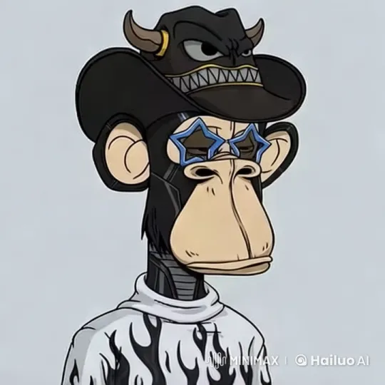Stylized Cartoon Ape in Cowboy Hat Animation – AI Generated Video | Hailuo AI