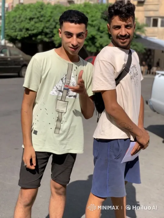 Two Friends Enjoy a Casual Day Outdoors – AI Generated Video | Hailuo AI