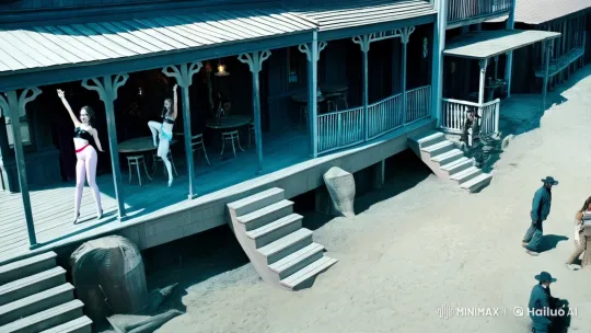 Cowboy Hero in a Wild West Town - A Cinematic Portrait – AI Generated Video | Hailuo AI