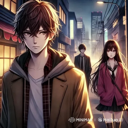 Ren and Jack's Nocturnal Journey Through Neon-Lit Streets – AI Generated Video | Hailuo AI