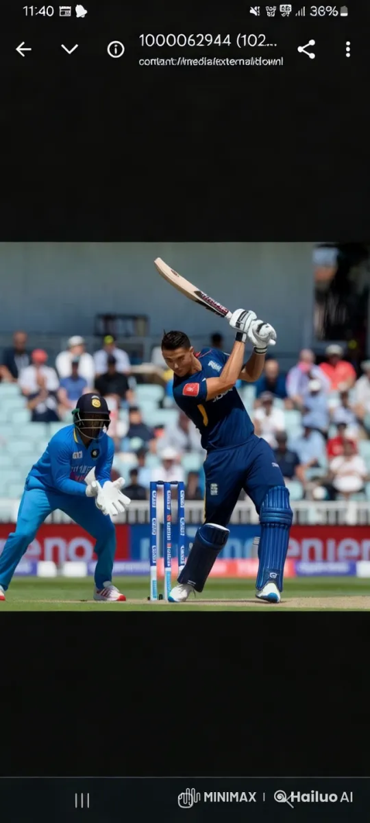 Ronaldo and Virat in Thrilling Cricket Match – AI Generated Video | Hailuo AI