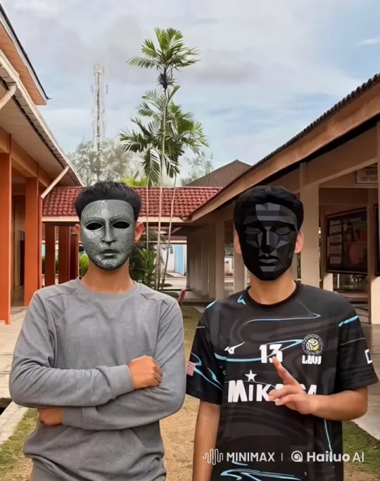 Young Men Embrace Villainous Aesthetics in Outdoor Setting – AI Generated Video | Hailuo AI