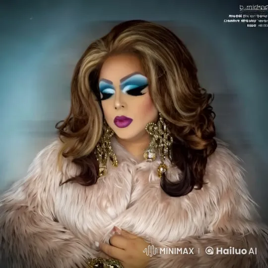 Luxurious Blonde Showcases Style in Elegant Lounge – AI Generated Video | Hailuo AI