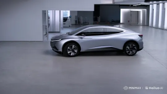 Chevrolet Chevette 2026: Sleek Design in Minimalist Garage – AI Generated Video | Hailuo AI