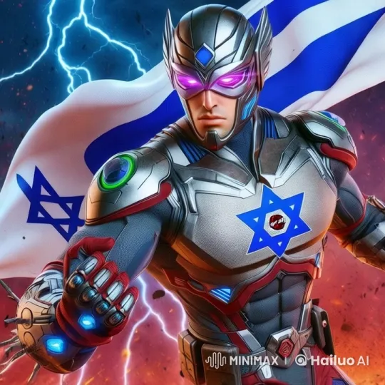 Futuristic Israeli Hero with Star of David Armor – AI Generated Video | Hailuo AI