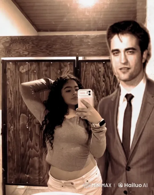 Couple's Intimate Mirror Selfie with Aesthetic Warmth – AI Generated Video | Hailuo AI