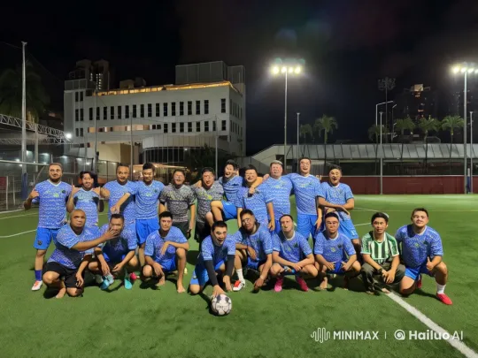 Soccer Team Engages in Intense Nighttime Brawl – AI Generated Video | Hailuo AI