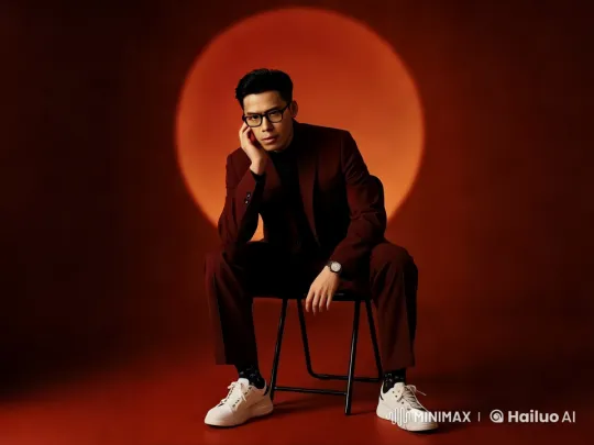 Contemplative Man in Stylish Suit Examined – AI Generated Video | Hailuo AI